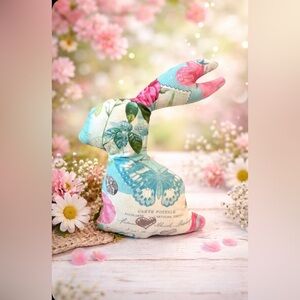 Floral Bunny Plush